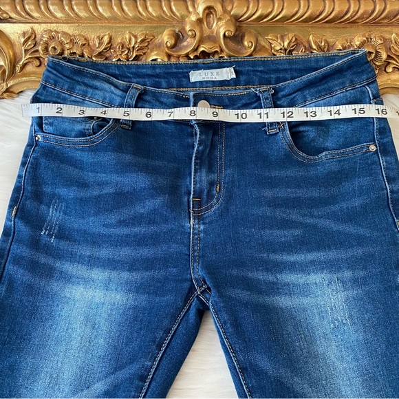 Luxe Moda Fringe Boho Chic Jeans - Picture 11 of 12